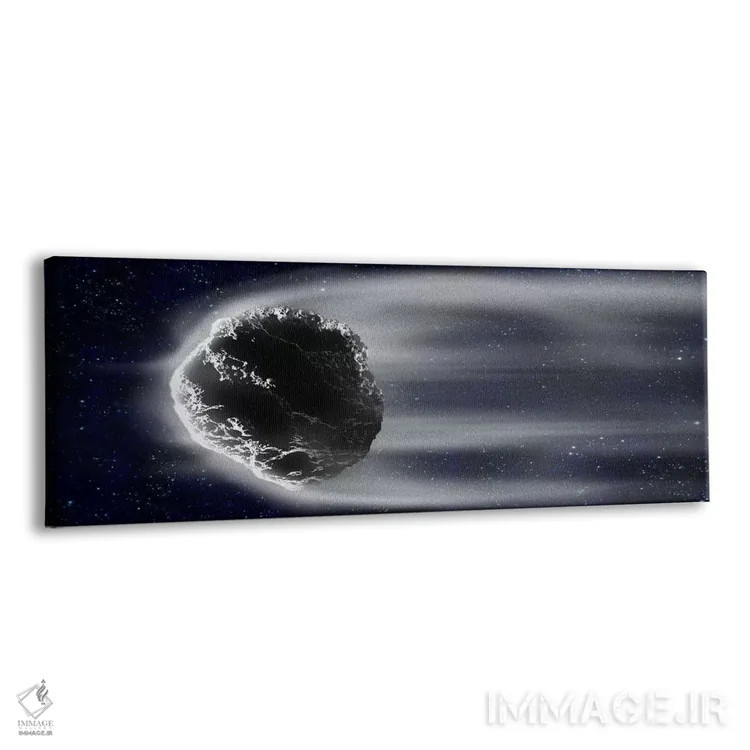 تابلو دکوراتیو دنباله دار در فضا اثر پانورامیک ایمجز - نمای پرسپکتیو محصول
