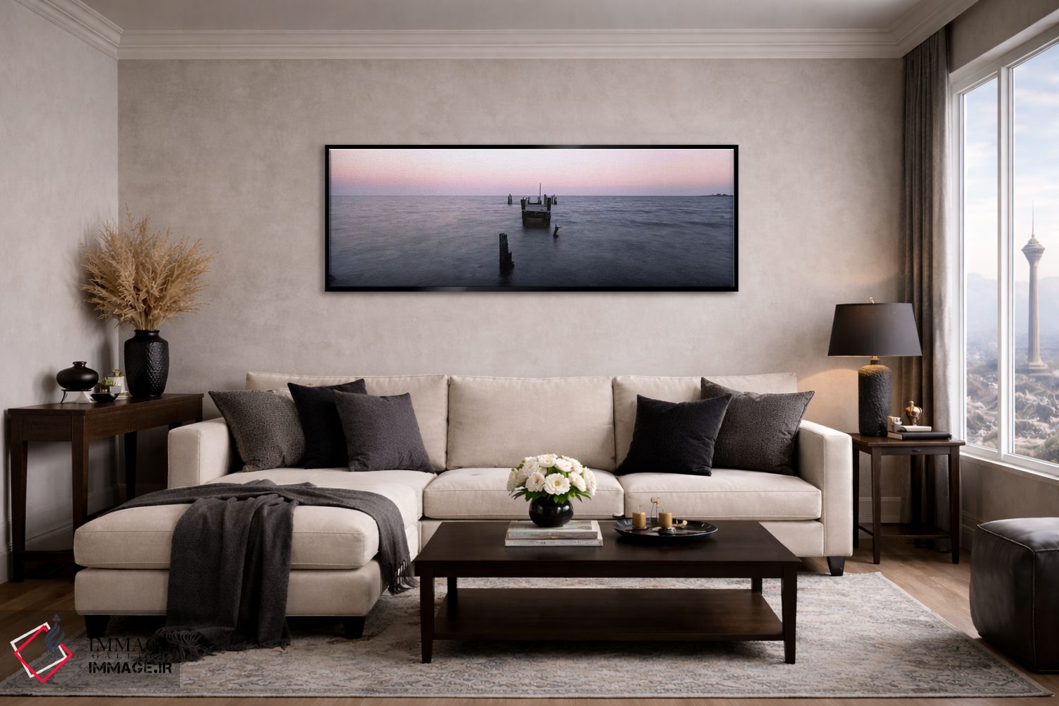 تابلو دکوراتیو Dilapidated Pier, North Point State Park, Edgemere, Bal… اثر پانورامیک ایمجز - D6B