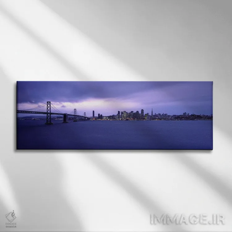 تابلو دکوراتیو San Francisco Bay, San Francisco, California, USA,پل مع… اثر پانورامیک ایمجز - نمای روبهرو روی دیوار