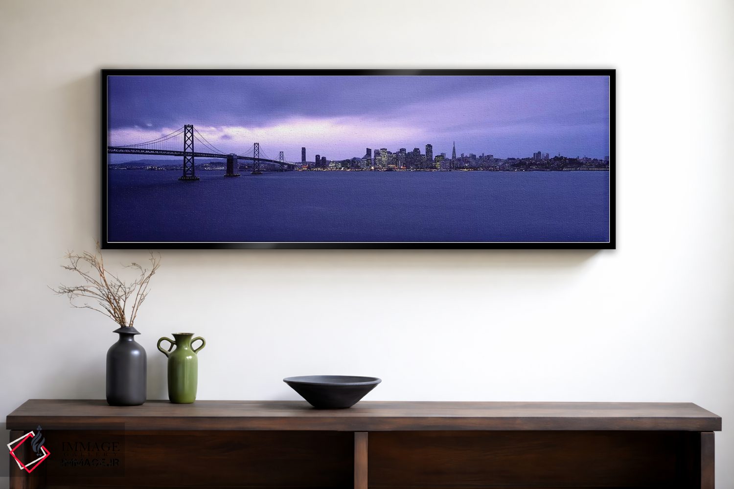 تابلو دکوراتیو San Francisco Bay, San Francisco, California, USA,پل مع… اثر پانورامیک ایمجز - D1B