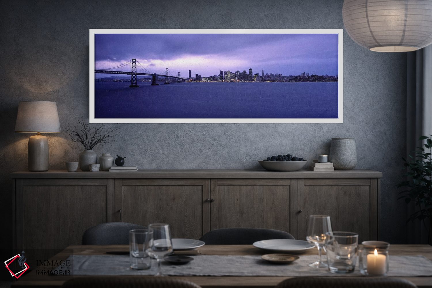 تابلو دکوراتیو San Francisco Bay, San Francisco, California, USA,پل مع… اثر پانورامیک ایمجز - D3W