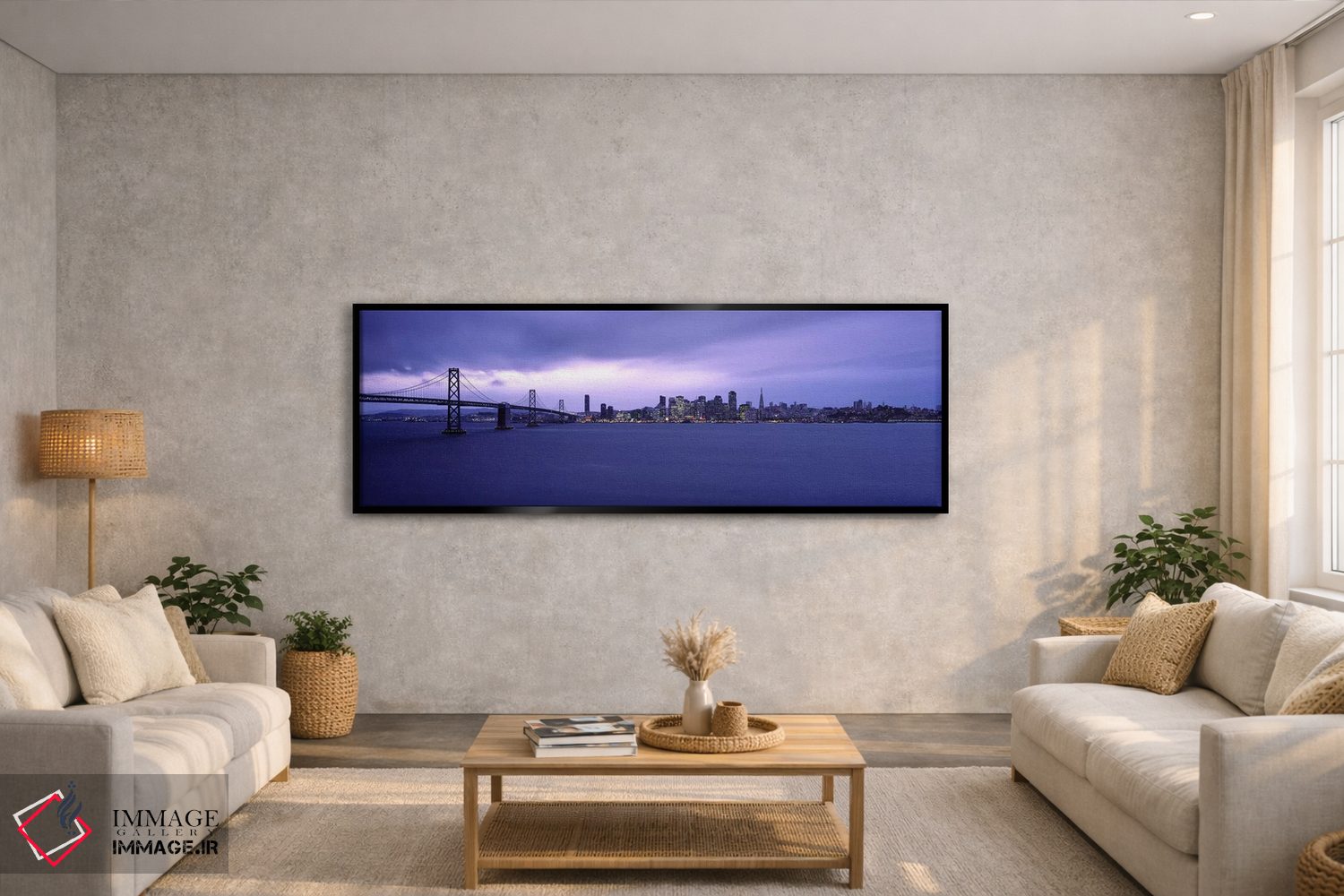 تابلو دکوراتیو San Francisco Bay, San Francisco, California, USA,پل مع… اثر پانورامیک ایمجز - D4B