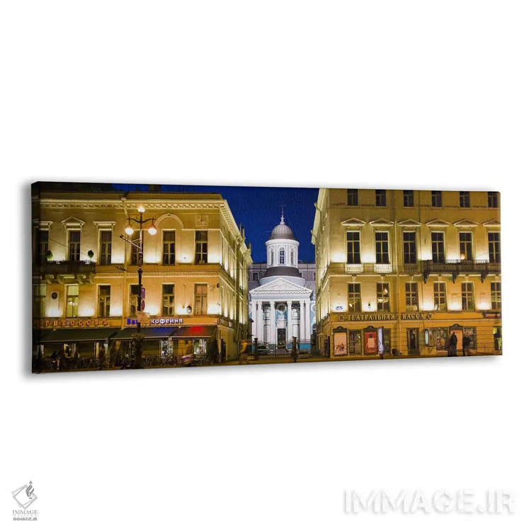 تابلو دکوراتیو Nevskiy Prospekt, St. Petersburg, Russia,ساختمان های رو… اثر پانورامیک ایمجز - نمای پرسپکتیو محصول