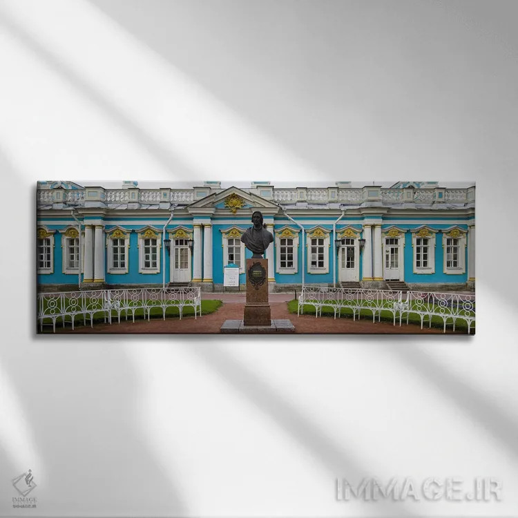 تابلو دکوراتیو Tsarskoe Selo, Catherine Palace, St. Petersburg, Russia… اثر پانورامیک ایمجز - نمای روبهرو روی دیوار