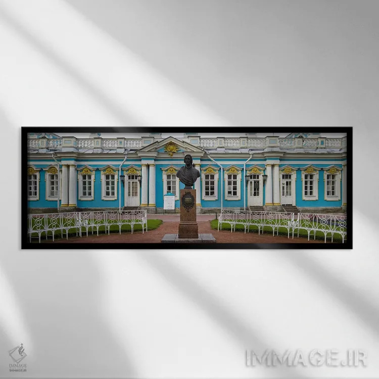 تابلو دکوراتیو Tsarskoe Selo, Catherine Palace, St. Petersburg, Russia… اثر پانورامیک ایمجز - نمای قابدار مشکی