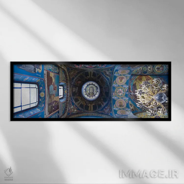 تابلو دکوراتیو Church of The Savior On Spilled Blood, St. Petersburg… اثر پانورامیک ایمجز - نمای قابدار مشکی