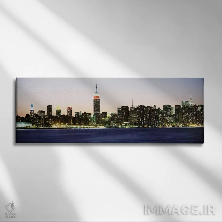 تابلو دکوراتیو New York City, New York State, USA #4,آسمان خراش ها در… اثر پانورامیک ایمجز - نمای روبهرو روی دیوار
