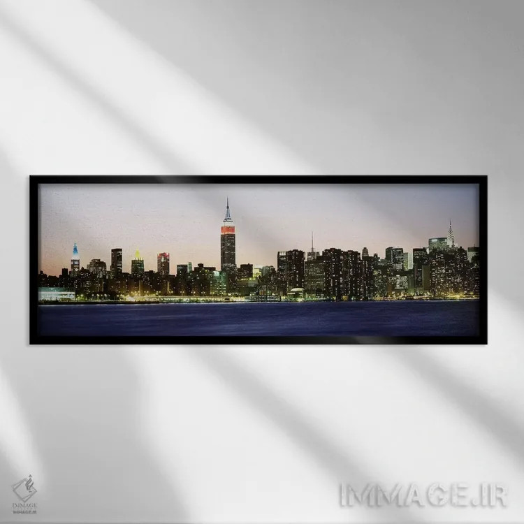 تابلو دکوراتیو New York City, New York State, USA #4,آسمان خراش ها در… اثر پانورامیک ایمجز - نمای قابدار مشکی