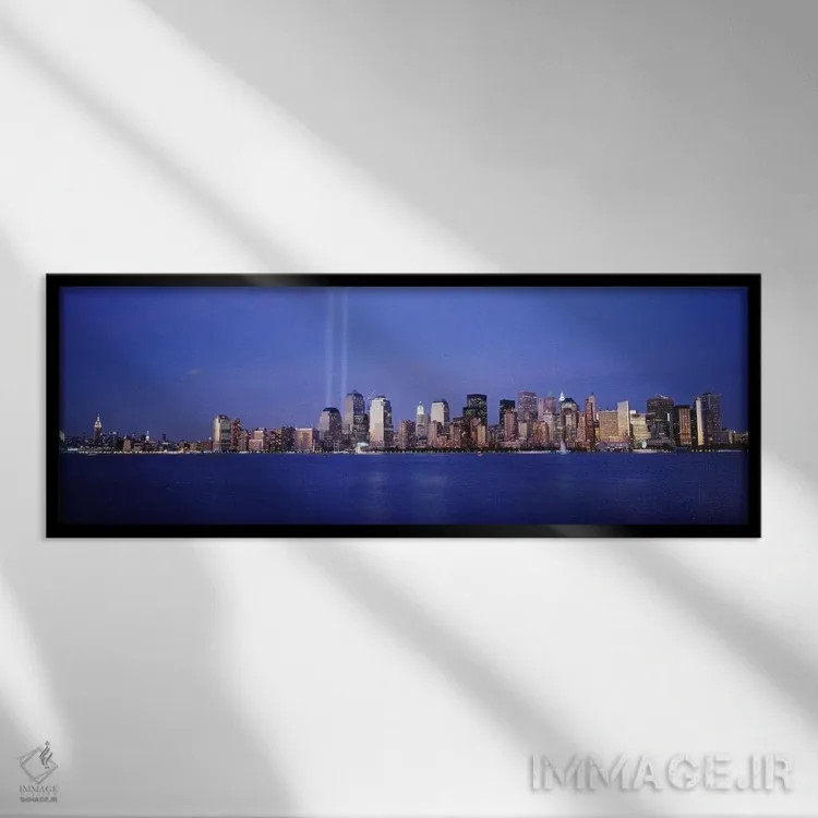 تابلو دکوراتیو World Trade Center, Lower Manhattan, Manhattan, New Yor… اثر پانورامیک ایمجز - نمای قابدار مشکی