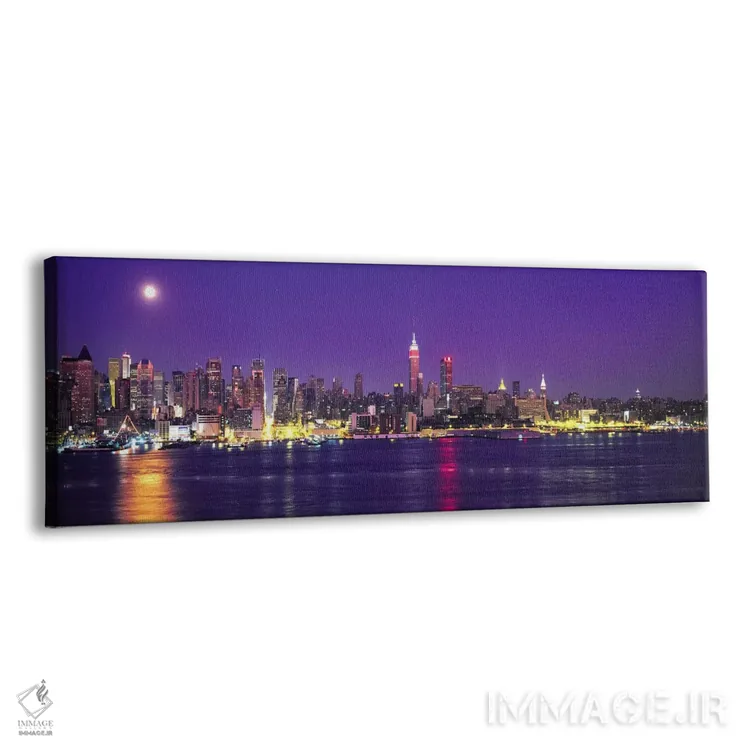 تابلو دکوراتیو New York City, New York State, USA,آسمان خراش ها در کنا… اثر پانورامیک ایمجز - نمای پرسپکتیو محصول