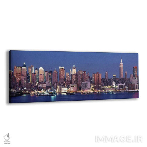 تابلو دکوراتیو West Side, NYC, New York City, USA,غروب، وست ساید، نیوی… اثر پانورامیک ایمجز - نمای پرسپکتیو محصول