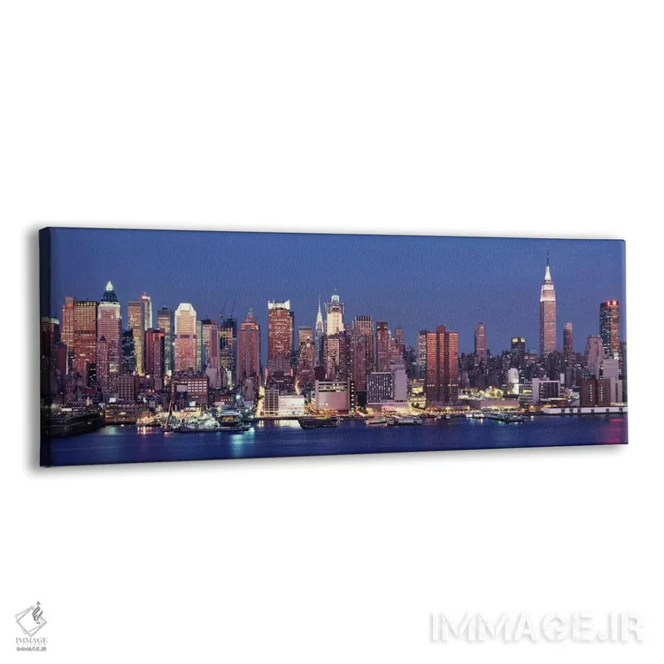 تابلو دکوراتیو West Side, NYC, New York City, USA,غروب، وست ساید، نیوی… اثر پانورامیک ایمجز - نمای پرسپکتیو محصول