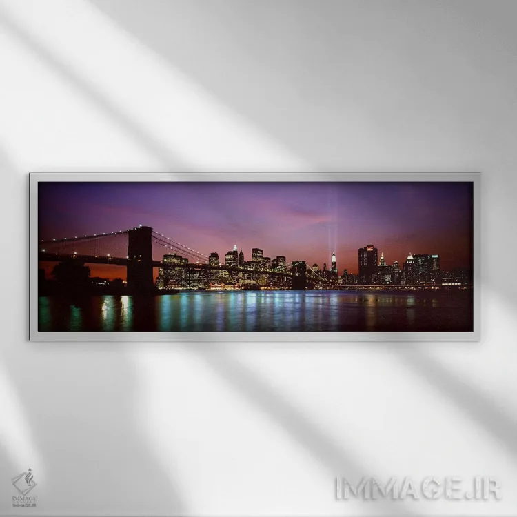 تابلو دکوراتیو World Trade Center, Lower Manhattan, Manhattan, New Yor… اثر پانورامیک ایمجز - نمای قابدار سفید