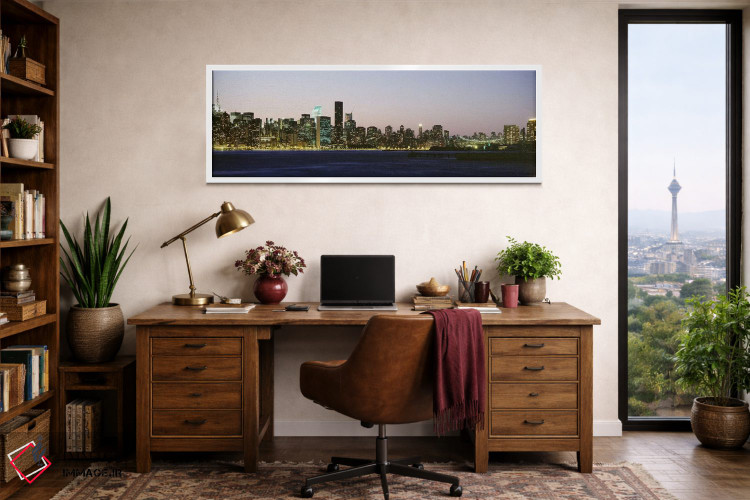 تابلو دکوراتیو New York City, New York State, USA #3,آسمان خراش ها در… اثر پانورامیک ایمجز - D1W
