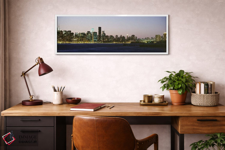 تابلو دکوراتیو New York City, New York State, USA #3,آسمان خراش ها در… اثر پانورامیک ایمجز - D3W
