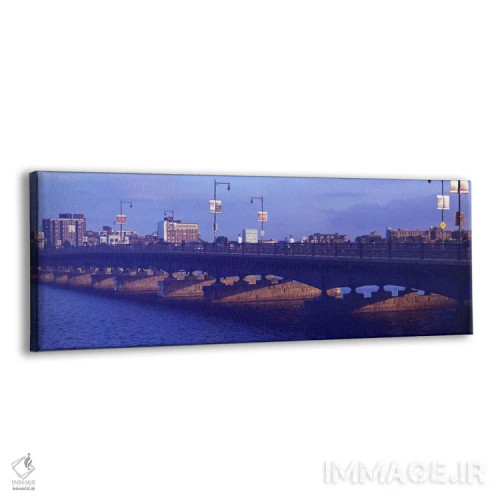 تابلو دکوراتیو Longfellow Bridge, Charles River, Boston, Suffolk Count… اثر پانورامیک ایمجز - نمای پرسپکتیو محصول