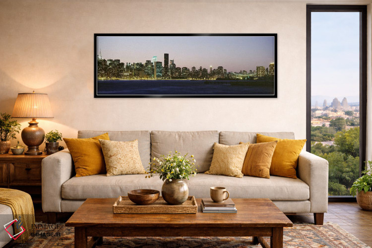 تابلو دکوراتیو New York City, New York State, USA #3,آسمان خراش ها در… اثر پانورامیک ایمجز - D6B