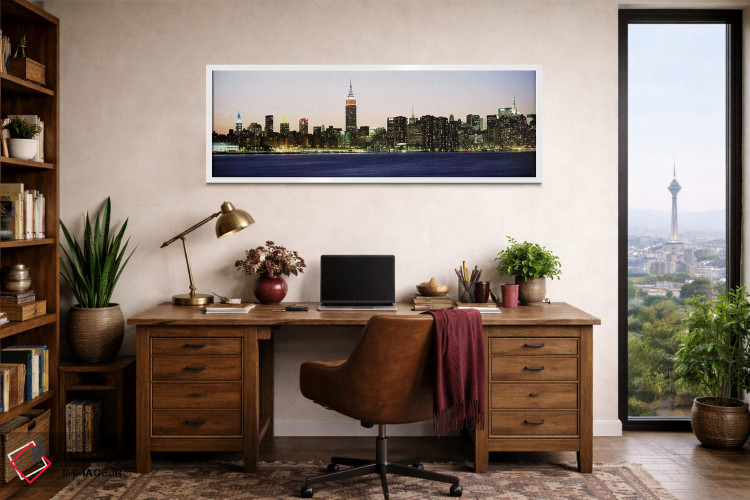 تابلو دکوراتیو New York City, New York State, USA #4,آسمان خراش ها در… اثر پانورامیک ایمجز - D1W