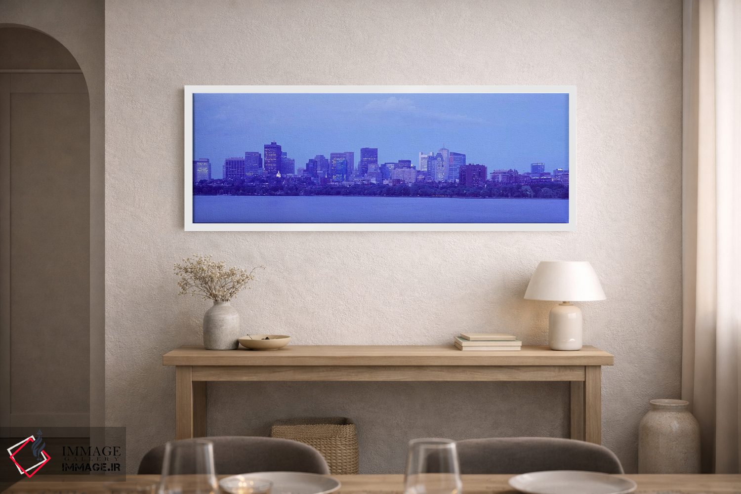 تابلو دکوراتیو Charles River, Boston, Suffolk County, Massachusetts, U… اثر پانورامیک ایمجز - D1W
