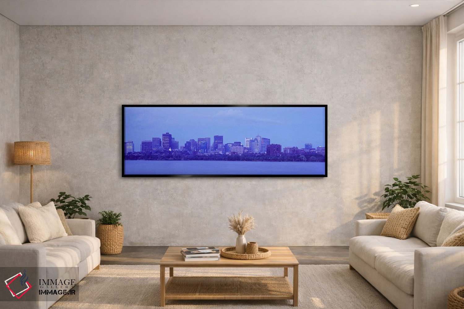 تابلو دکوراتیو Charles River, Boston, Suffolk County, Massachusetts, U… اثر پانورامیک ایمجز - D4B