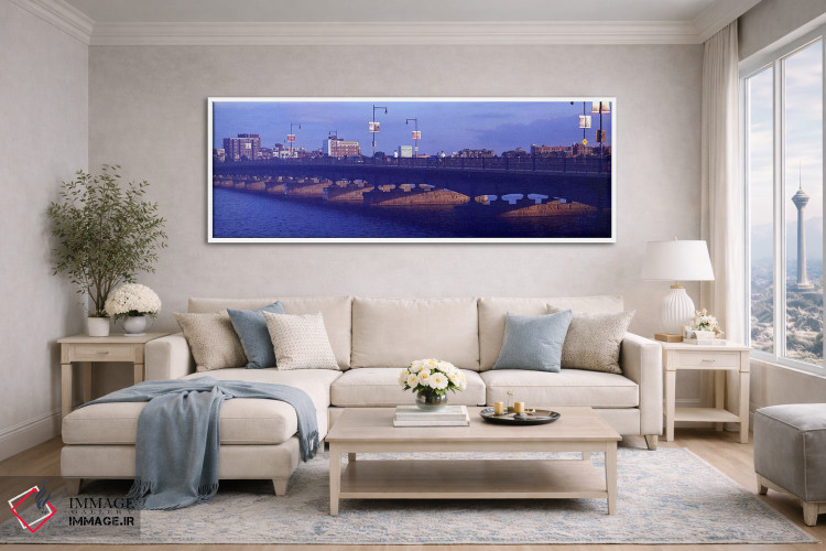 تابلو دکوراتیو Longfellow Bridge, Charles River, Boston, Suffolk Count… اثر پانورامیک ایمجز - D4W