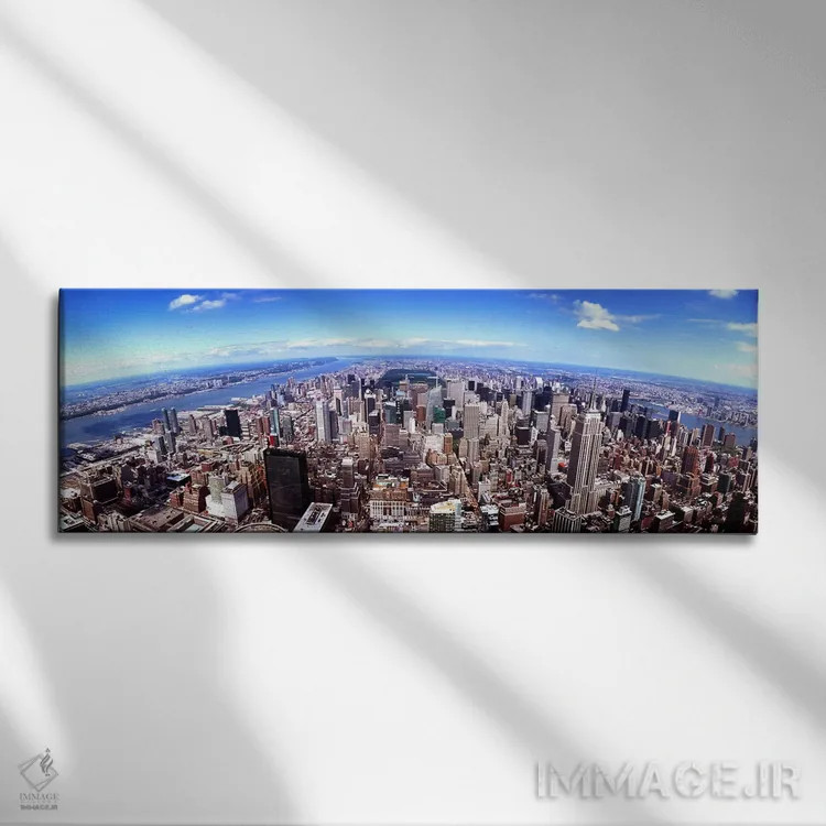 تابلو دکوراتیو Manhattan, New York City, New York State, USA 2011,آسما… اثر پانورامیک ایمجز - نمای روبهرو روی دیوار
