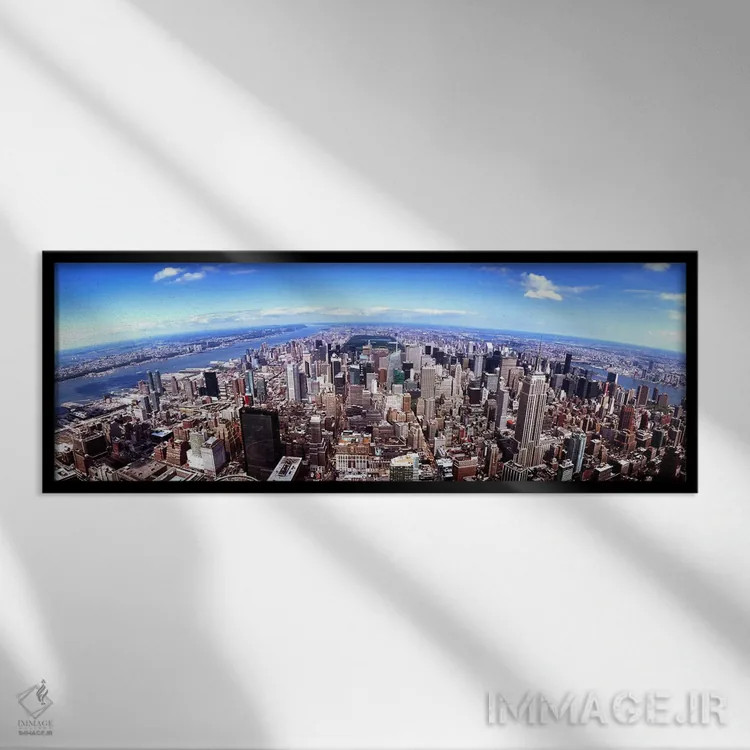 تابلو دکوراتیو Manhattan, New York City, New York State, USA 2011,آسما… اثر پانورامیک ایمجز - نمای قابدار مشکی