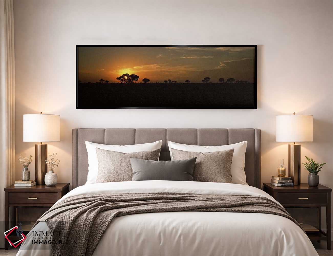 تابلو دکوراتیو Kruger National Park, South Africa,غروب باشکوه بر فراز… اثر پانورامیک ایمجز - D5B