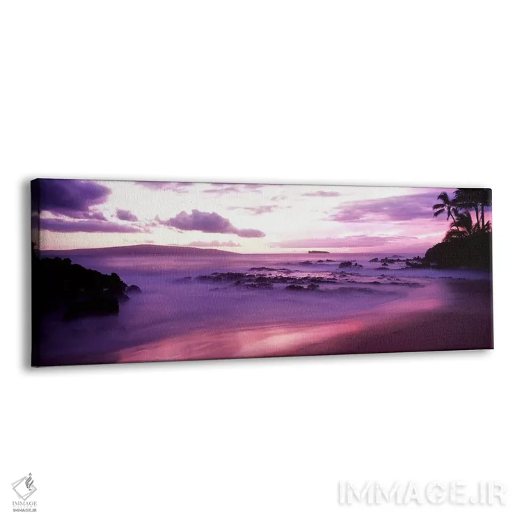 تابلو دکوراتیو Makena Beach, Maui, Hawaii, USA,غروب ساحلی فوشیا، ساحل… اثر پانورامیک ایمجز - نمای پرسپکتیو محصول