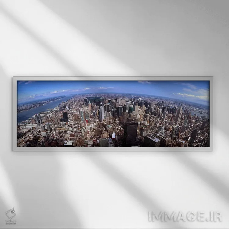 تابلو دکوراتیو Manhattan, New York City, New York State, USA 2011 #2,آ… اثر پانورامیک ایمجز - نمای قابدار سفید