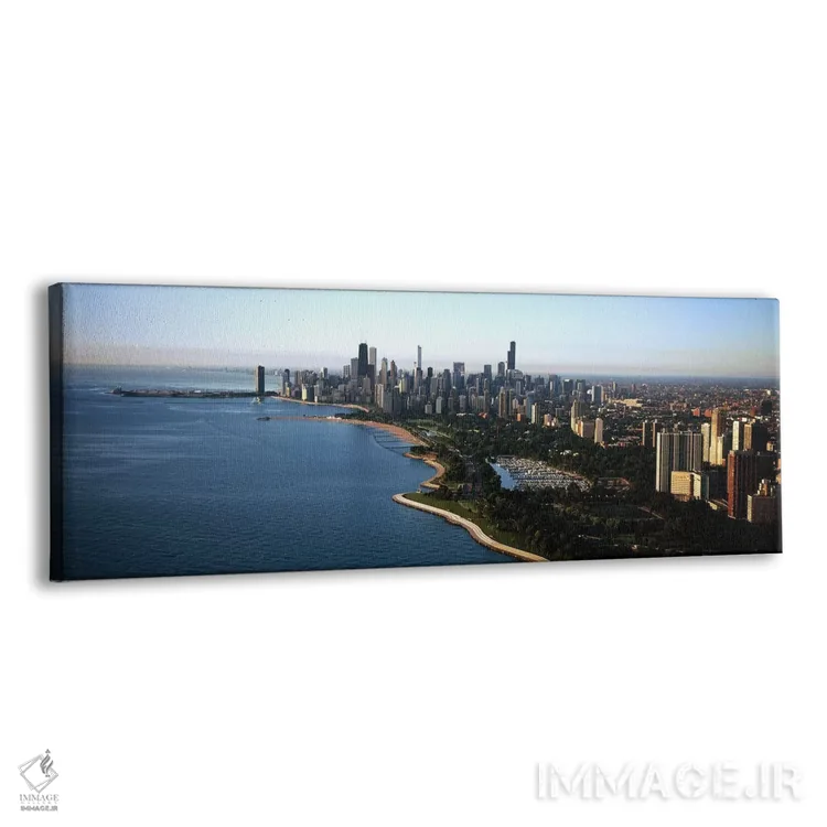 تابلو دکوراتیو Grant Park, Lake Michigan, Chicago, Cook County, Illino… اثر پانورامیک ایمجز - نمای پرسپکتیو محصول
