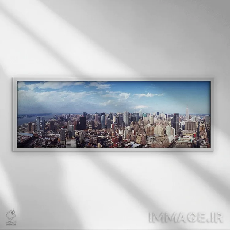 تابلو دکوراتیو Manhattan, New York City, New York State, USA 2011 #3,آ… اثر پانورامیک ایمجز - نمای قابدار سفید