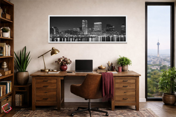 تابلو دکوراتیو Baltimore, Maryland, USA,شهر در کنار آب، بالتیمور، مریل… اثر پانورامیک ایمجز - D1W
