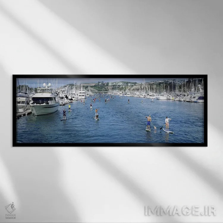 تابلو دکوراتیو Dana Point, Orange County, California, USA #3,پدل بردسو… اثر پانورامیک ایمجز - نمای قابدار مشکی