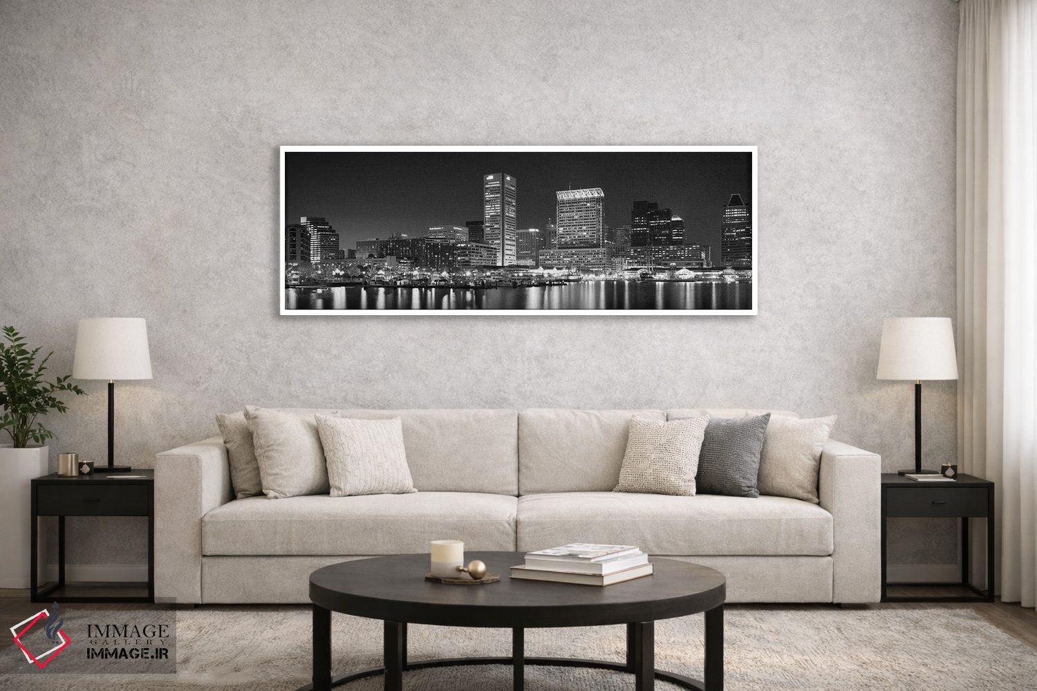 تابلو دکوراتیو Baltimore, Maryland, USA,شهر در کنار آب، بالتیمور، مریل… اثر پانورامیک ایمجز - D5W