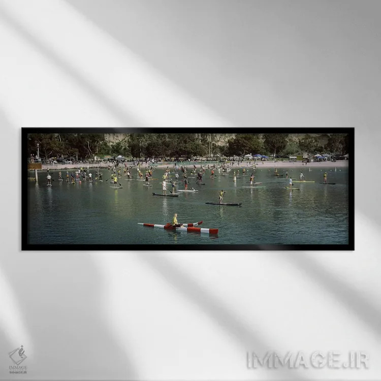 تابلو دکوراتیو Dana Point, Orange County, California, USA #2,پدل بردسو… اثر پانورامیک ایمجز - نمای قابدار مشکی