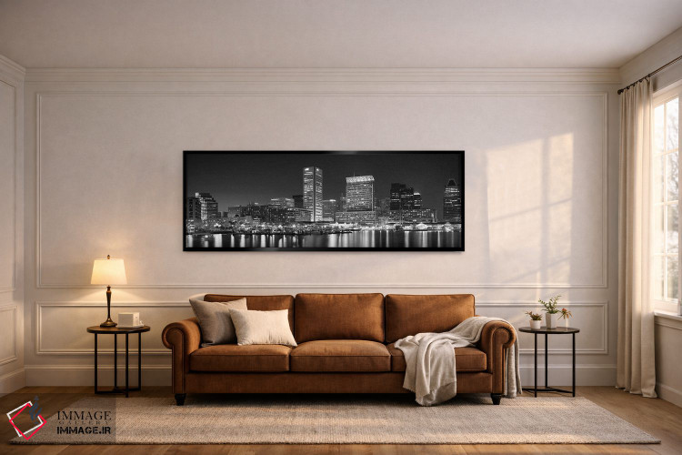 تابلو دکوراتیو Baltimore, Maryland, USA,شهر در کنار آب، بالتیمور، مریل… اثر پانورامیک ایمجز - D6B
