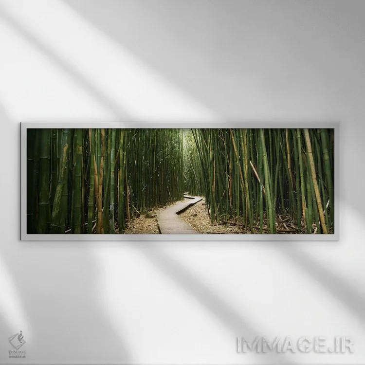 تابلو دکوراتیو Ohe'o Gulch, Haleakala National Park, Hana, Maui, Hawai… اثر پانورامیک ایمجز - نمای قابدار سفید