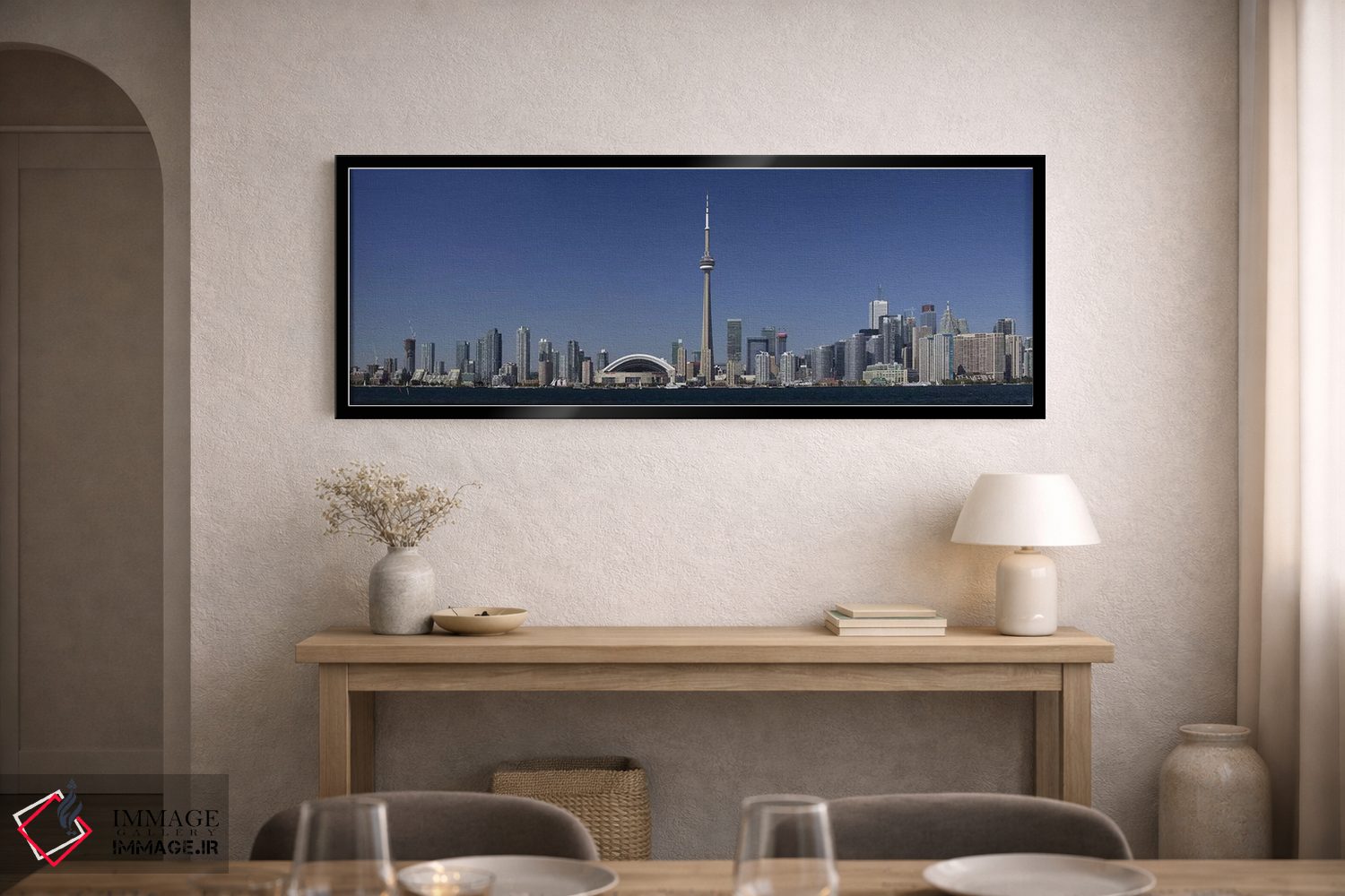 تابلو دکوراتیو Toronto, Ontario, Canada,چشم انداز آسمان نمای مرکز شهر… اثر پانورامیک ایمجز - D1B