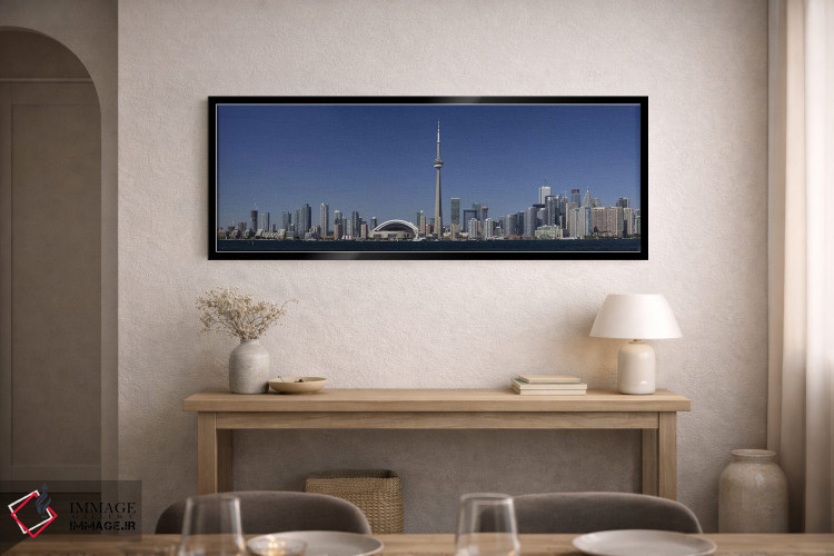 تابلو دکوراتیو Toronto, Ontario, Canada,چشم انداز آسمان نمای مرکز شهر… اثر پانورامیک ایمجز - D1B