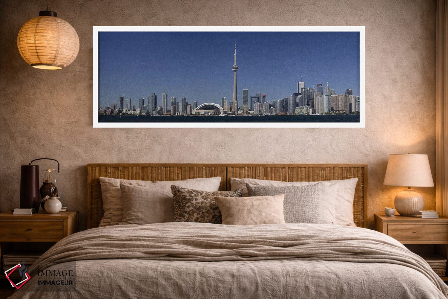 تابلو دکوراتیو Toronto, Ontario, Canada,چشم انداز آسمان نمای مرکز شهر… اثر پانورامیک ایمجز - D4W