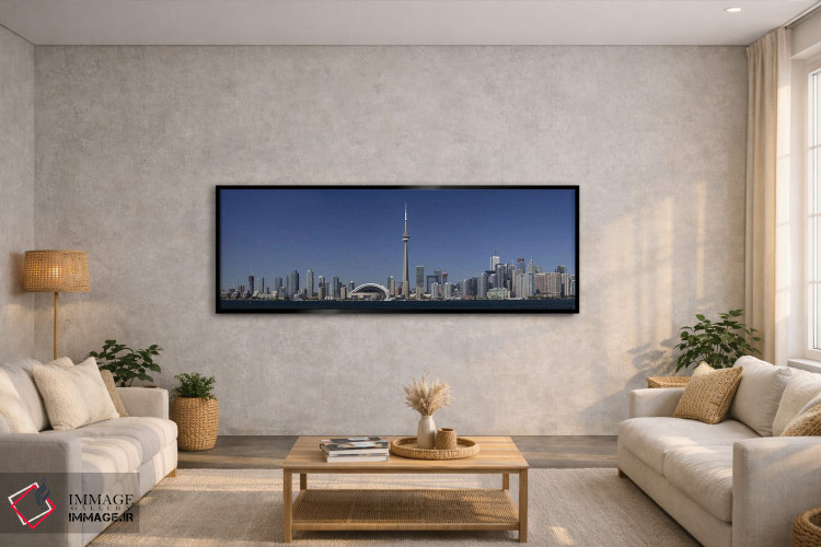 تابلو دکوراتیو Toronto, Ontario, Canada,چشم انداز آسمان نمای مرکز شهر… اثر پانورامیک ایمجز - D5B