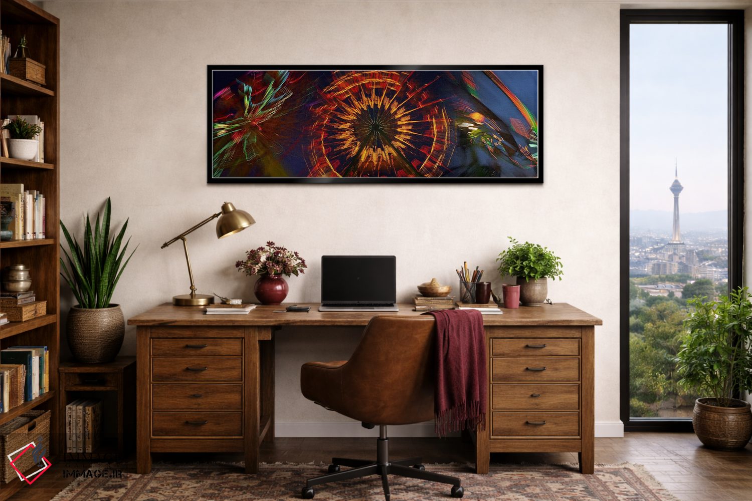 تابلو دکوراتیو میدان نمایشگاه اثر پانورامیک ایمجز - D3B