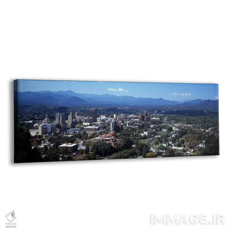 تابلو دکوراتیو Asheville, Buncombe County, North Carolina, USA,نمای هو… اثر پانورامیک ایمجز - نمای پرسپکتیو محصول