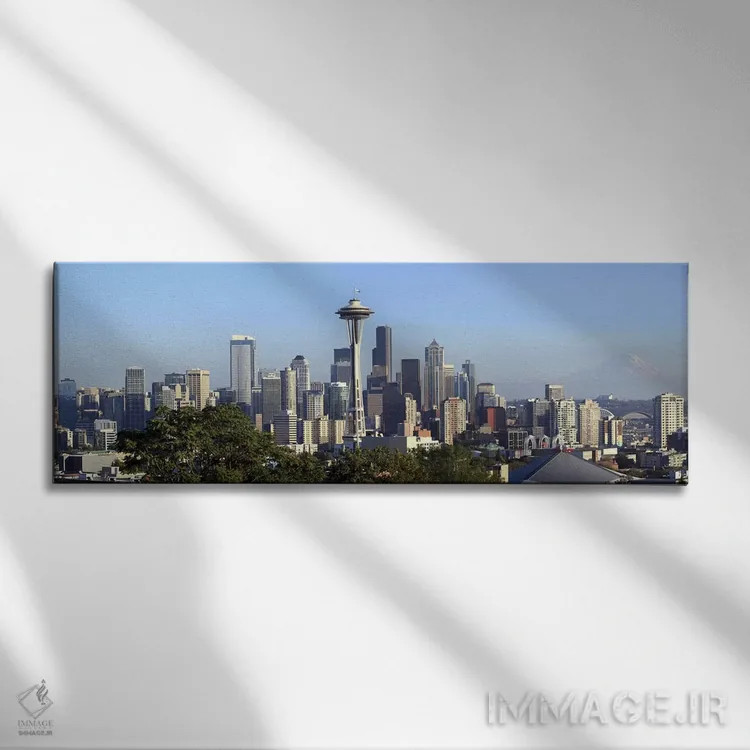 تابلو دکوراتیو King County, Washington State, USA 2010,چشم انداز آسمان… اثر پانورامیک ایمجز - نمای روبهرو روی دیوار