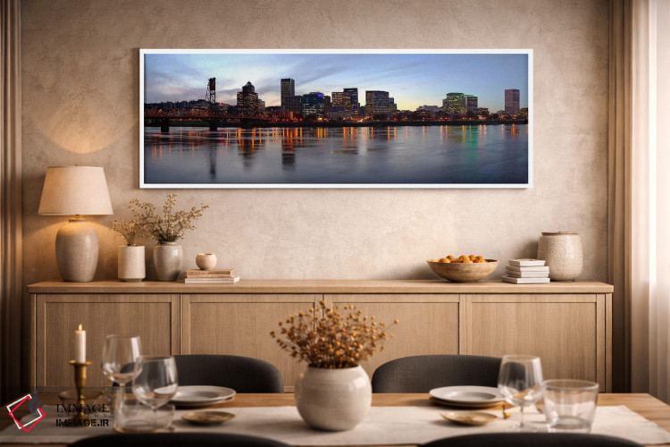 تابلو دکوراتیو Portland, Multnomah County, Oregon, USA,ساختمان های کنا… اثر پانورامیک ایمجز - D2W