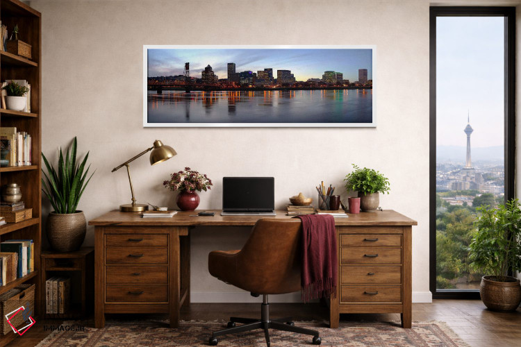 تابلو دکوراتیو Portland, Multnomah County, Oregon, USA,ساختمان های کنا… اثر پانورامیک ایمجز - D1W