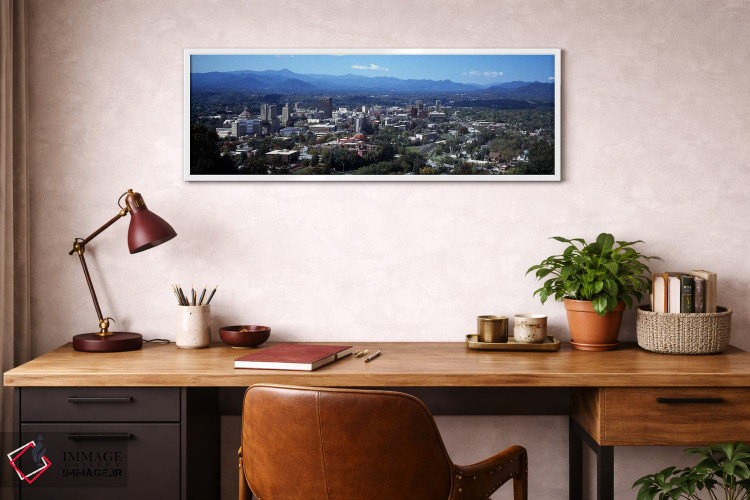 تابلو دکوراتیو Asheville, Buncombe County, North Carolina, USA,نمای هو… اثر پانورامیک ایمجز - D3W