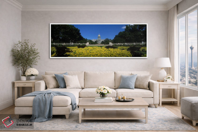 تابلو دکوراتیو Civic Park Gardens, Denver, Colorado, USA,باغ روبه روی… اثر پانورامیک ایمجز - D4W