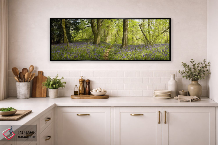 تابلو دکوراتیو Thursford Wood, Norfolk, England,درختان در جنگل، جنگل ت… اثر پانورامیک ایمجز - D2B